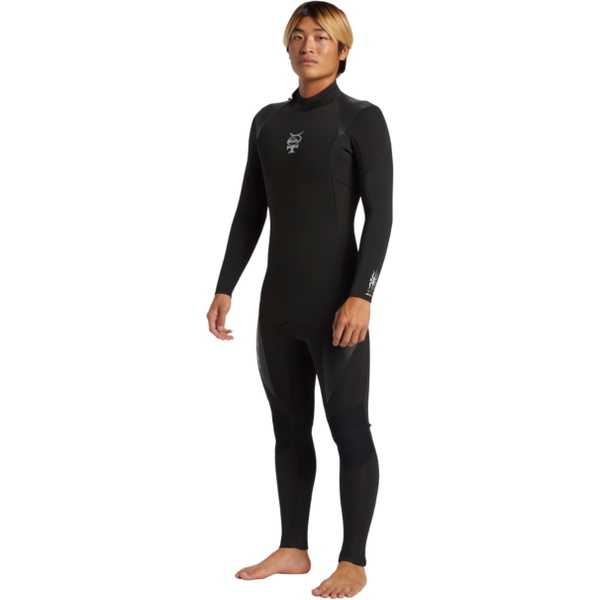 2026 Quiksilver Heren Mercury 3/2mm Rug Ritssluiting Wetsuit AQYW103118 - Black